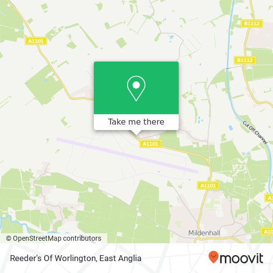 Reeder's Of Worlington map