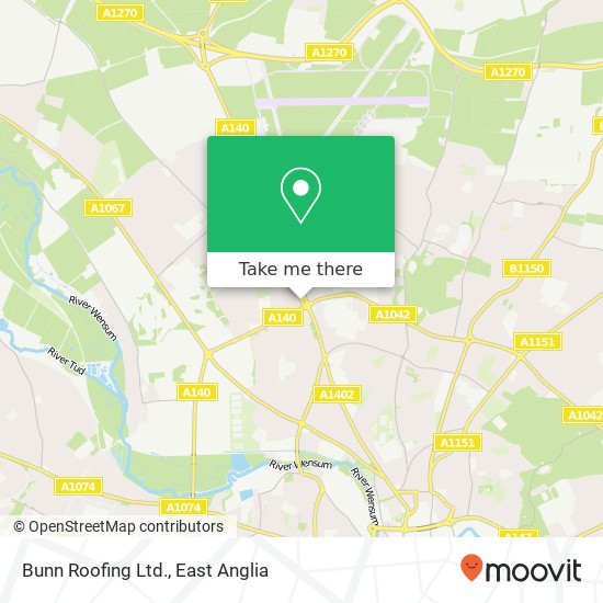 Bunn Roofing Ltd. map