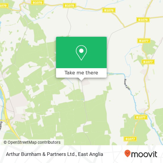 Arthur Burnham & Partners Ltd. map