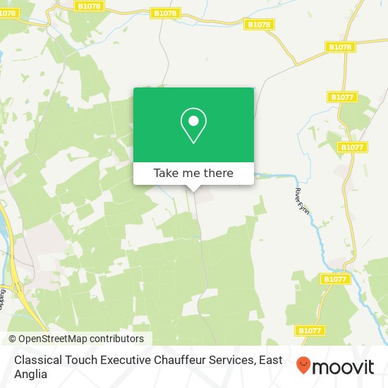 Classical Touch Executive Chauffeur Services map