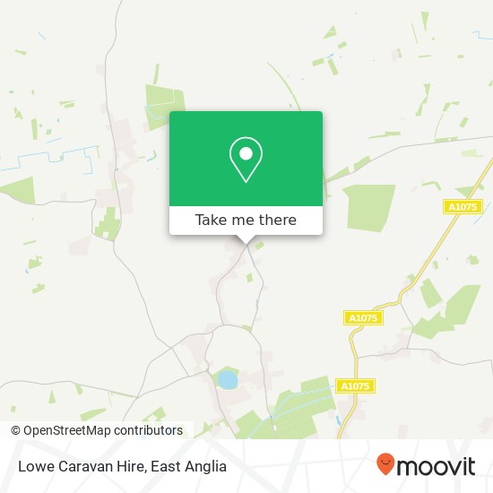 Lowe Caravan Hire map