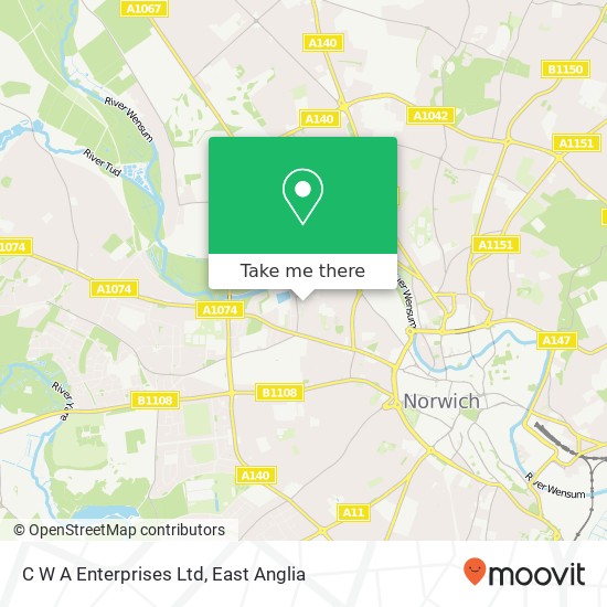 C W A Enterprises Ltd map
