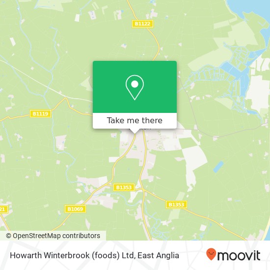 Howarth Winterbrook (foods) Ltd map