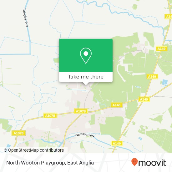 North Wooton Playgroup map