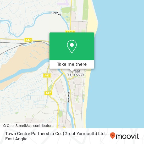 Town Centre Partnership Co. (Great Yarmouth) Ltd. map
