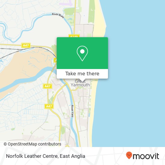 Norfolk Leather Centre map
