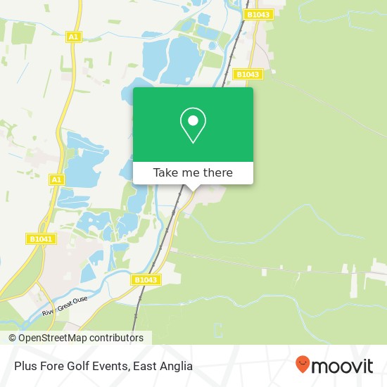 Plus Fore Golf Events map