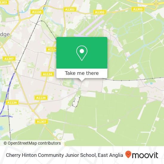 Cherry Hinton Community Junior School map