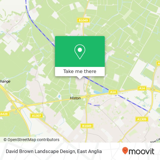 David Brown Landscape Design map