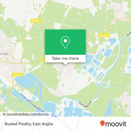 Buxted Poultry map