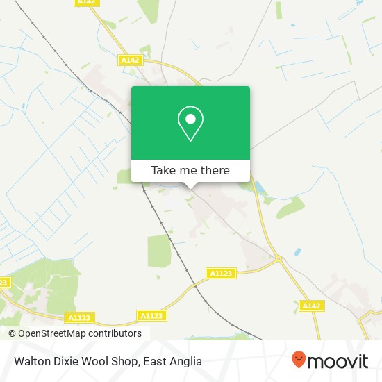 Walton Dixie Wool Shop map
