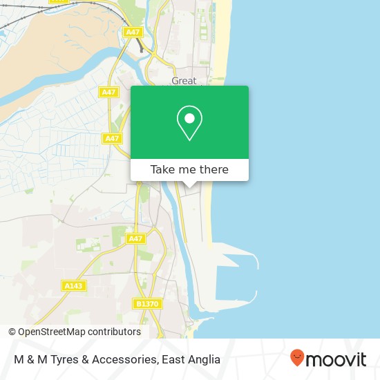 M & M Tyres & Accessories map