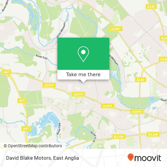 David Blake Motors map