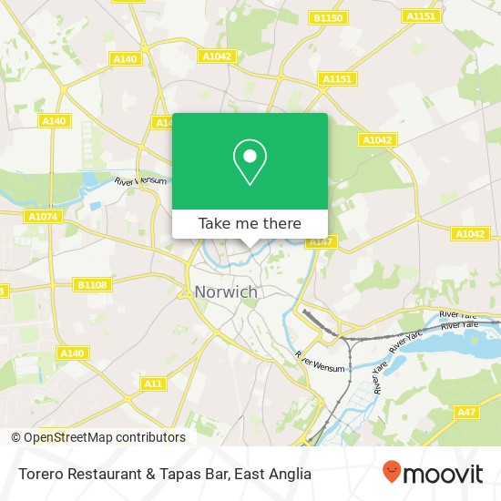 Torero Restaurant & Tapas Bar map