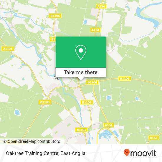 Oaktree Training Centre map