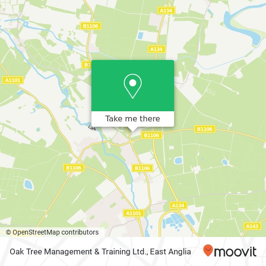 Oak Tree Management & Training Ltd. map
