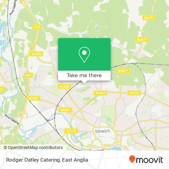 Rodger Oatley Catering map