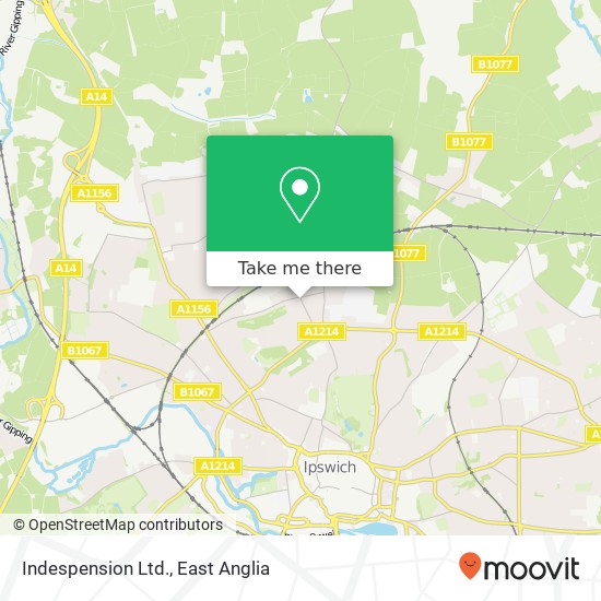 Indespension Ltd. map