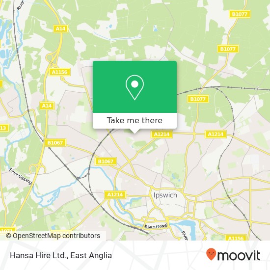 Hansa Hire Ltd. map