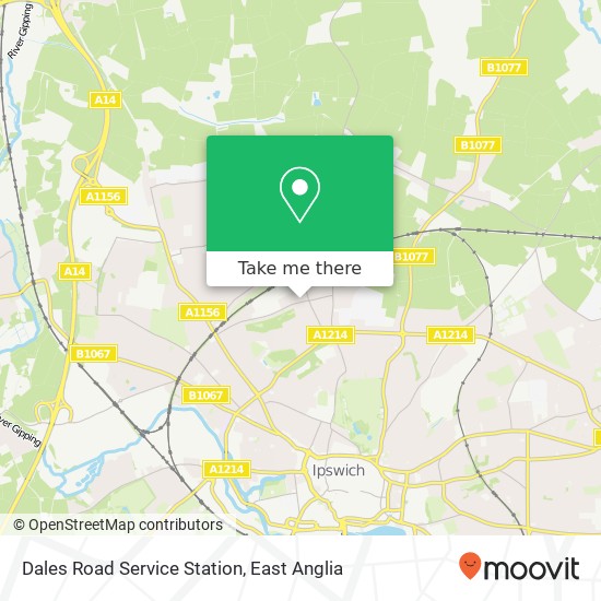 Dales Road Service Station map