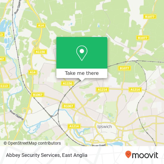 Abbey Security Services map