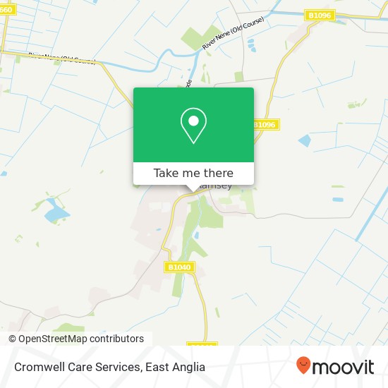 Cromwell Care Services map