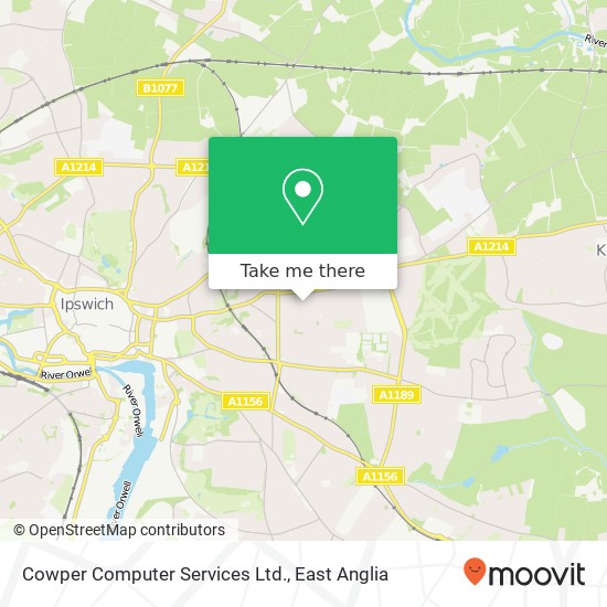 Cowper Computer Services Ltd. map