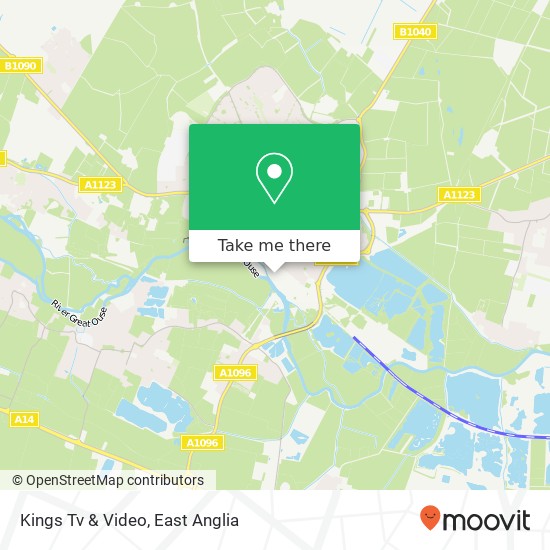 Kings Tv & Video map