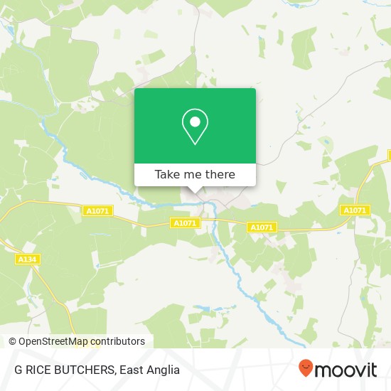 G RICE BUTCHERS map