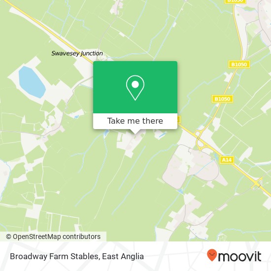 Broadway Farm Stables map