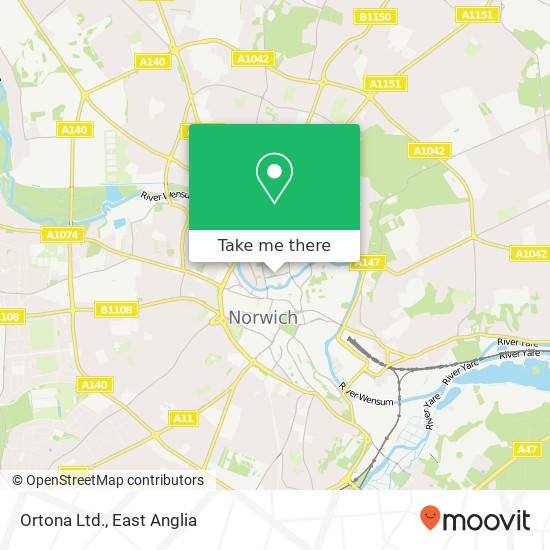 Ortona Ltd. map