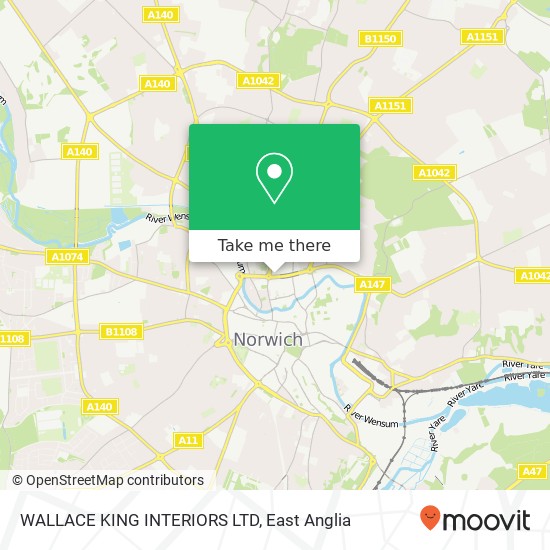 WALLACE KING INTERIORS LTD map