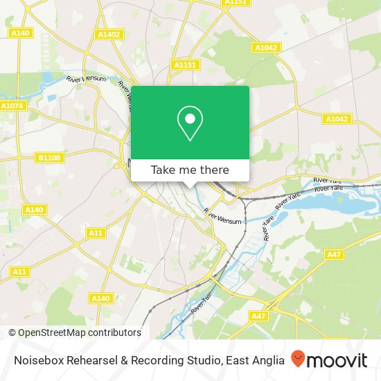 Noisebox Rehearsel & Recording Studio map