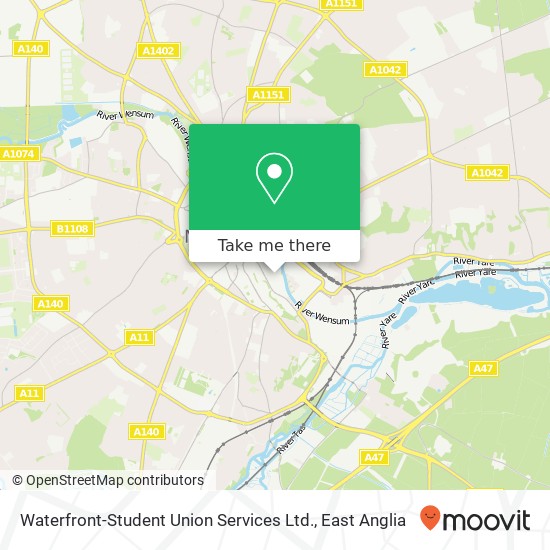 Waterfront-Student Union Services Ltd. map