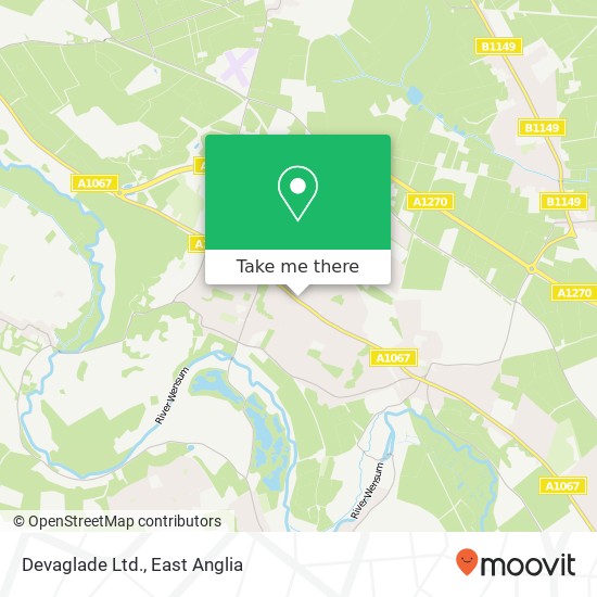 Devaglade Ltd. map