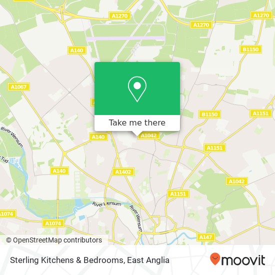 Sterling Kitchens & Bedrooms map