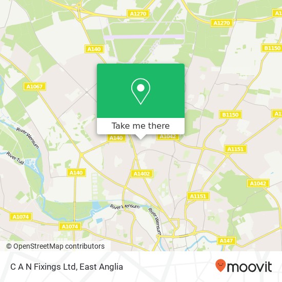 C A N Fixings Ltd map