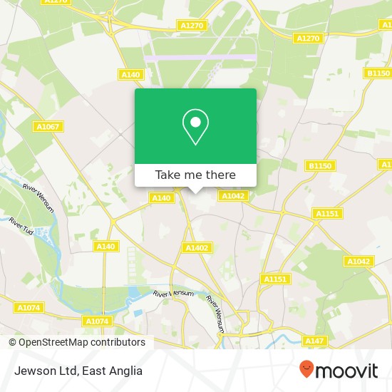 Jewson Ltd map