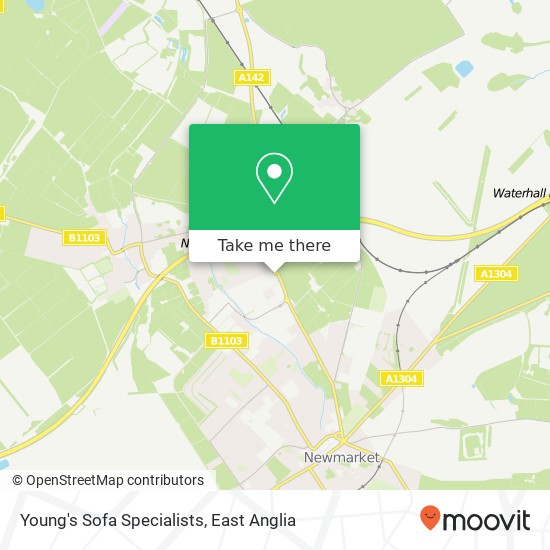 Young's Sofa Specialists map