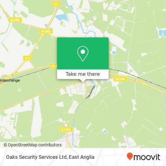 Oaks Security Services Ltd map