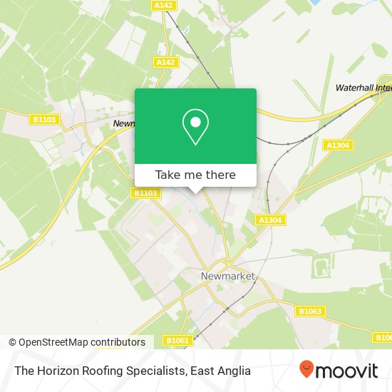 The Horizon Roofing Specialists map
