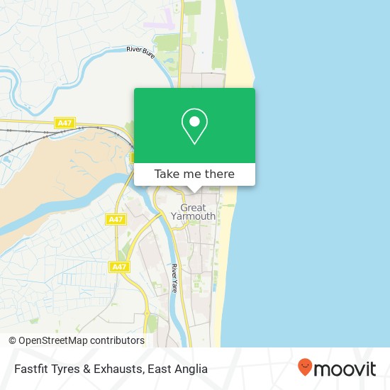 Fastfit Tyres & Exhausts map