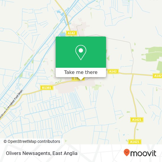 Olivers Newsagents map