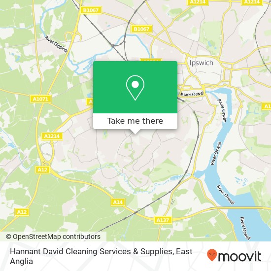 Hannant David Cleaning Services & Supplies map