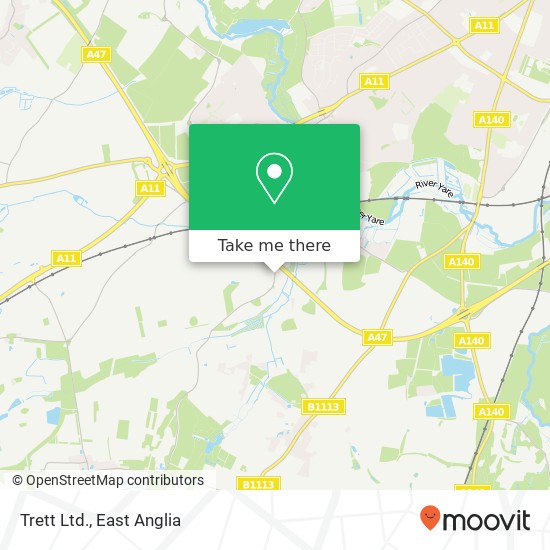 Trett Ltd. map