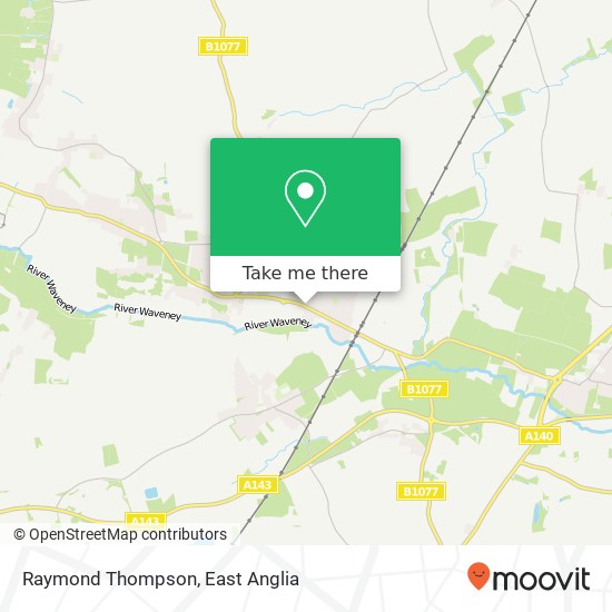 Raymond Thompson map