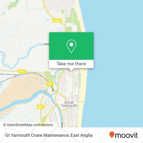 Gt Yarmouth Crane Maintenance map