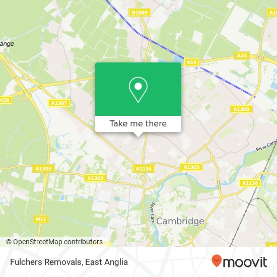 Fulchers Removals map