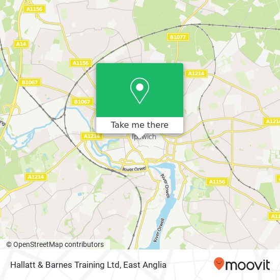 Hallatt & Barnes Training Ltd map