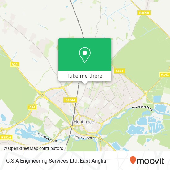 G.S.A Engineering Services Ltd map